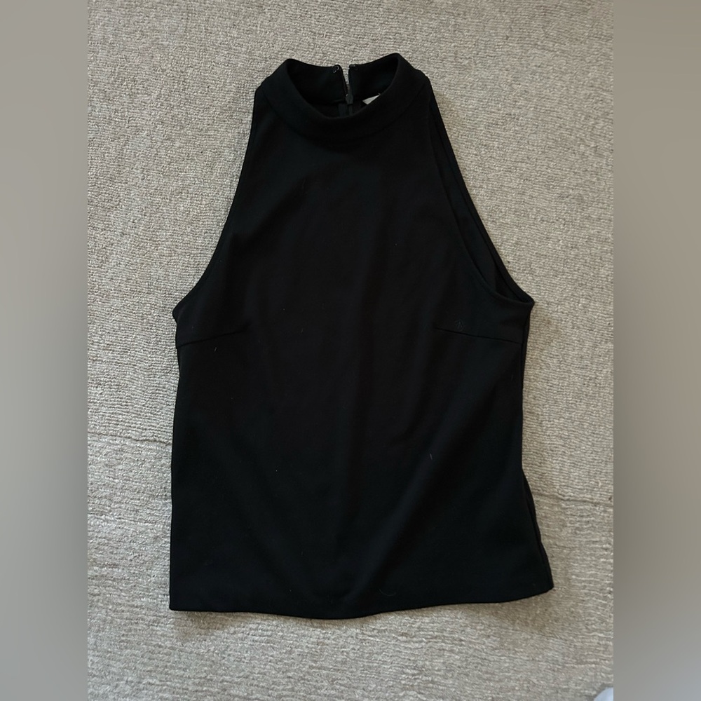 Club Monaco Black Sleeveless Top